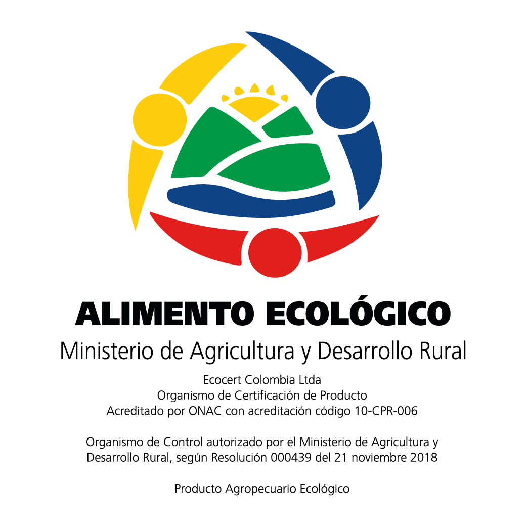 Organic agriculture Colombia logo